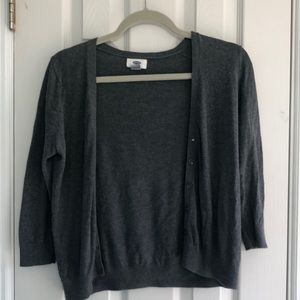 Charcoals grey women’s cardigan - button up